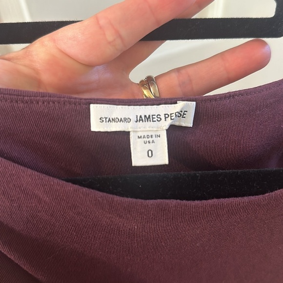 James Perse High Neck Shirred Dress - Picture 5 of 5